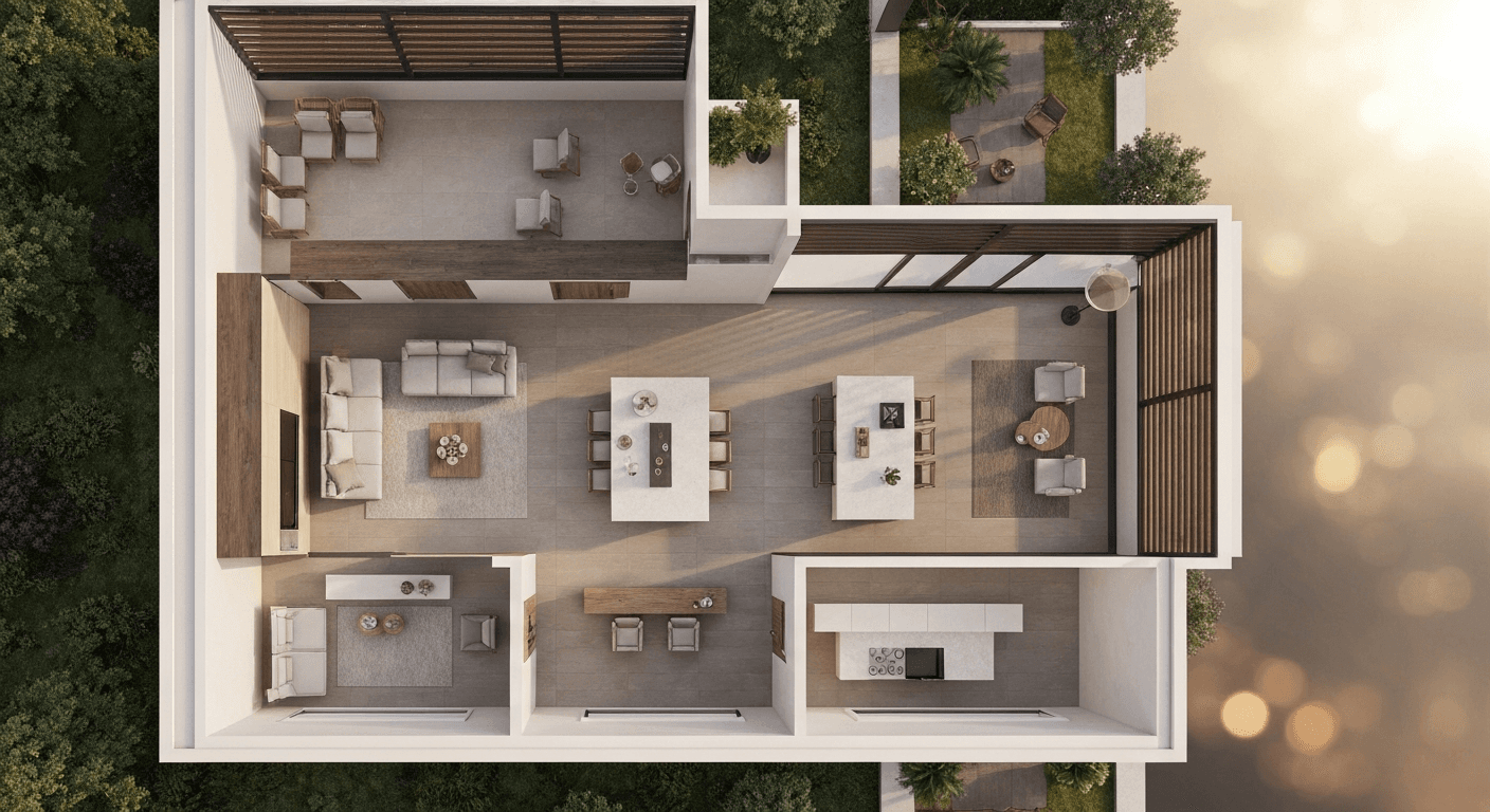 İstanbul'da Yaşam Alanınızı Genişletin: Yarı Açık Teras ve Pergola Tasarımlarının Büyüsü